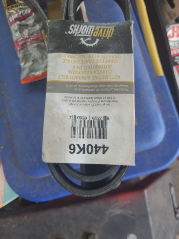 New Drive Belt