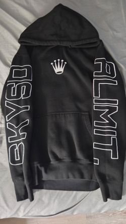 Sky's The Limit Black Graphic Hoodie