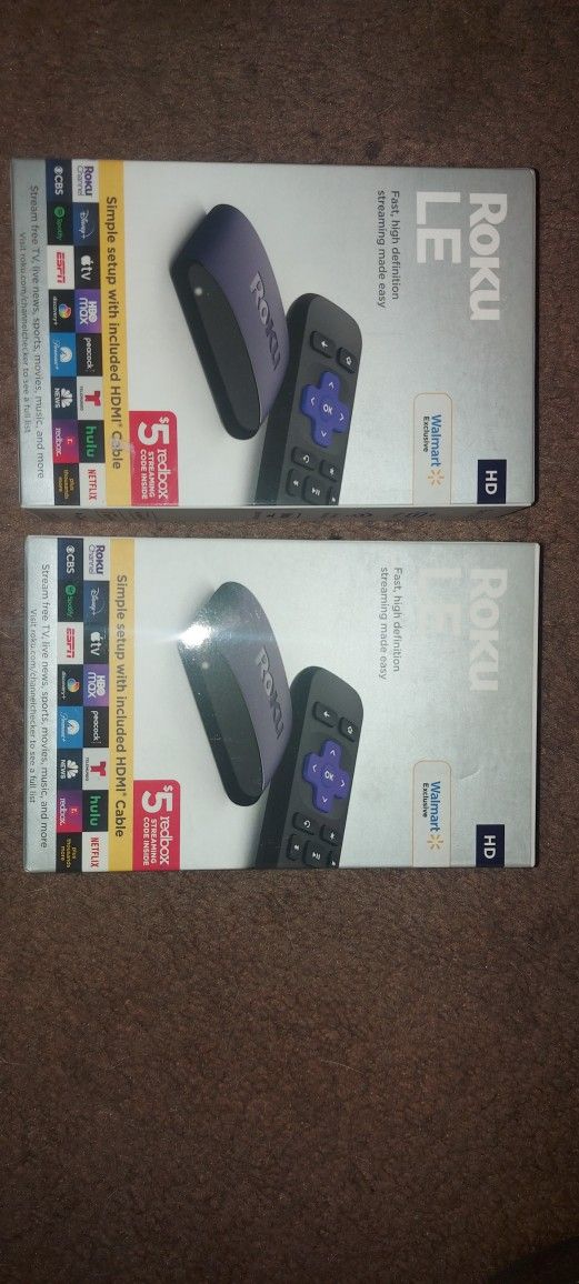 Two Brand New ROKU LE HD $30 For Both