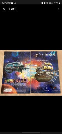 Rogue Galaxy 2006 Print Ad retro promo art video game Playstation 2 rpg vintage