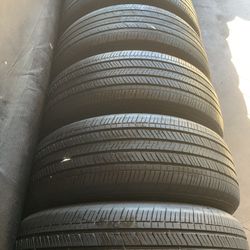 235 55 20 Good Set Of 5 Tires Good Year Eagle Used Have Good Tread Left 