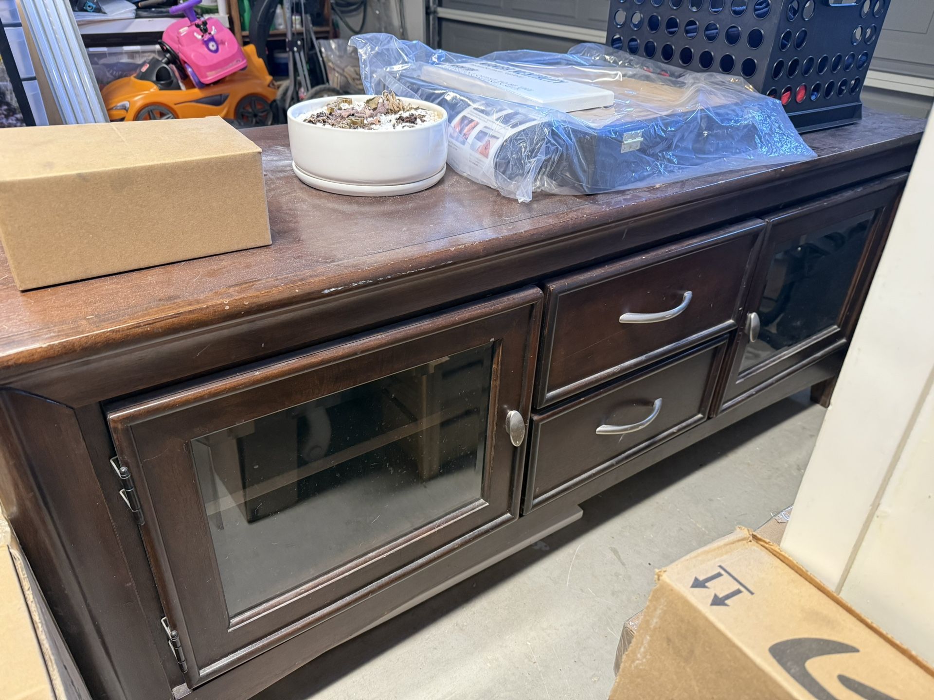 FREE Side Table Cabinet TV Stand 