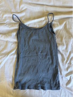 Cute brandy washed blue tank