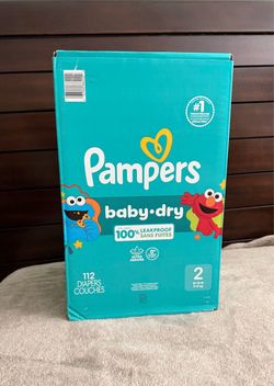 Pampers Baby-Dry Size 2 Diapers 112 Count