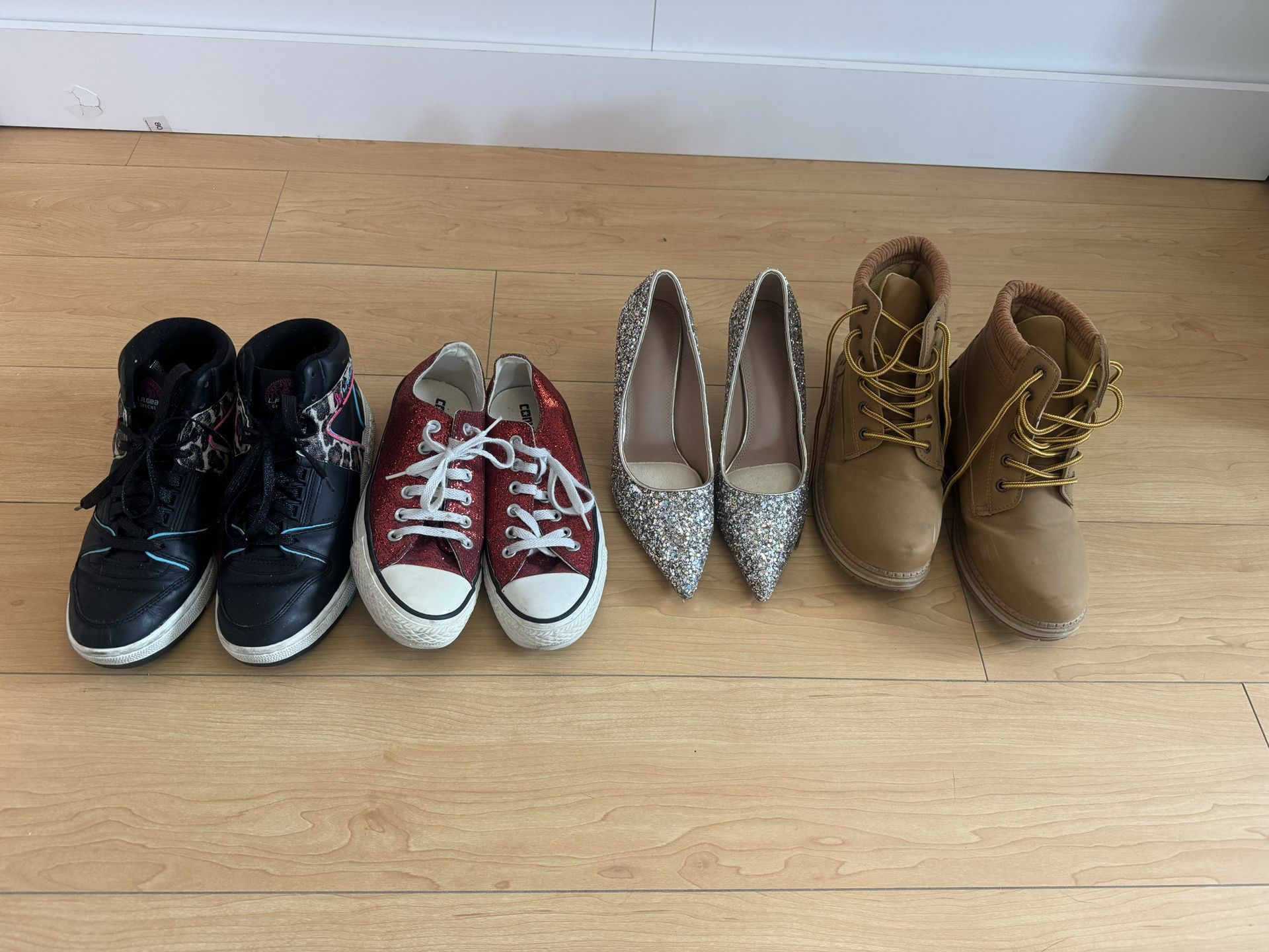 4 Pairs Of Women’s Shoes Size 7 