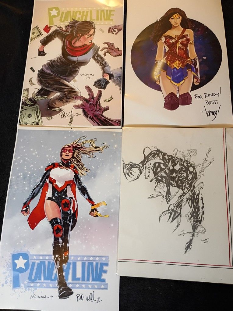Comic Book Posters Signed Posters Original Art