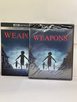 WEAPONS 4K Blu-Ray w/ Slipcover
