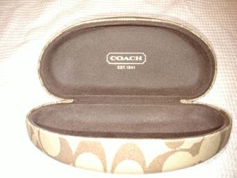 REDUCED!! COACH Hardshell Eyeglass Case