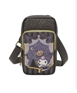 Sanrio Kuromi zoth Anniversary Cell Phone Crossbody Bag with Coin Bag