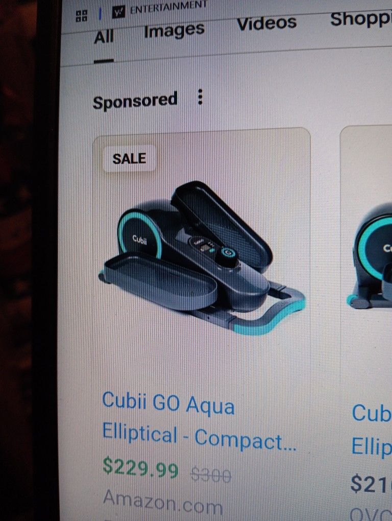 Cubii GO Aqua Under Desk Elliptical, NEW