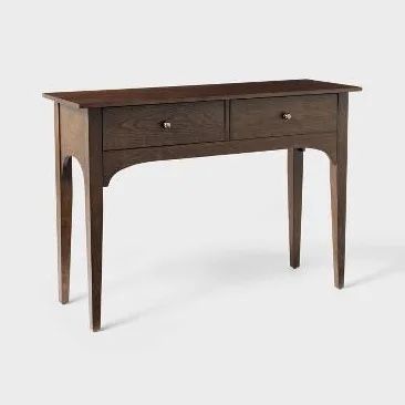 Palma 46" Arched Console Table Dark Brown - Threshold™ designed with Studio McGee