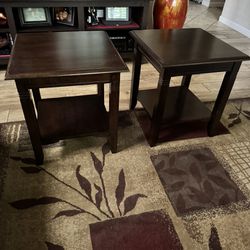End Tables- Cherry Brown