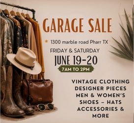 Neighborhood community garage sale