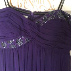 Purple Dress Size M Brand