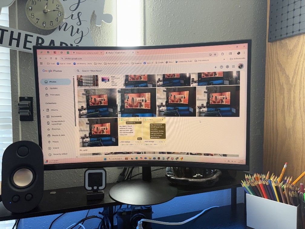 27" Curved Gaming Samsung Pc Monitor