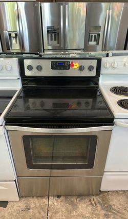 Whirlpool GlassTop Stove Stainless