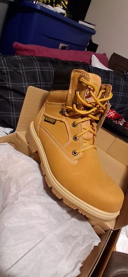 Waterproof Work Boot – Wheat Tan