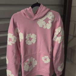 Denim tears hoodie pink 