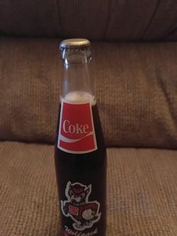 Coke bottle,ncaa wolf pack