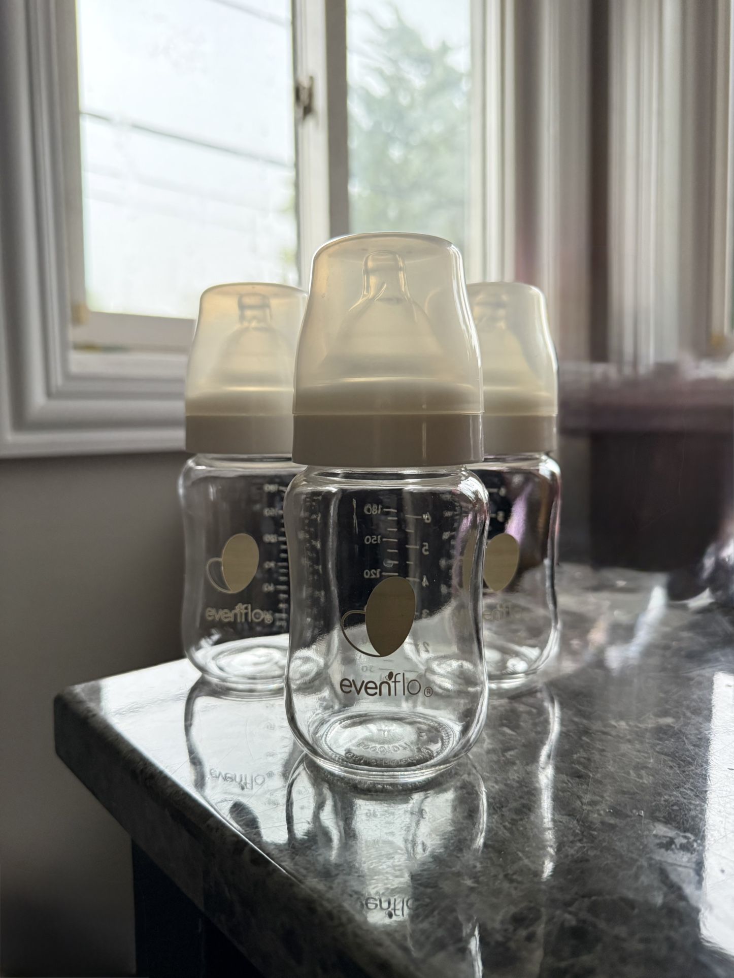 Evenflow Glass Wide Neck Bottles
