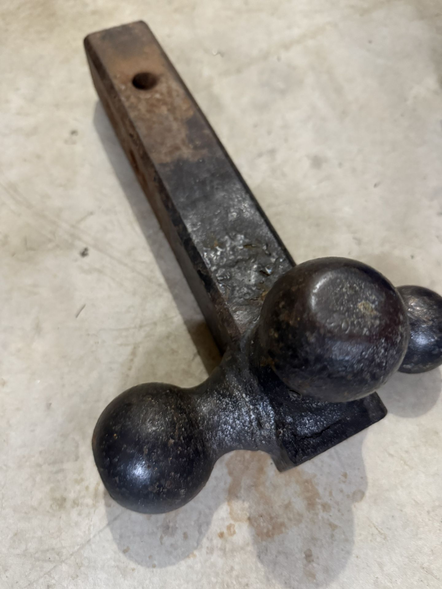 Tri-Ball Trailer Hitch – 1-7/8”, 2”, and 2-5/16” Balls – Fits 2” Receiver