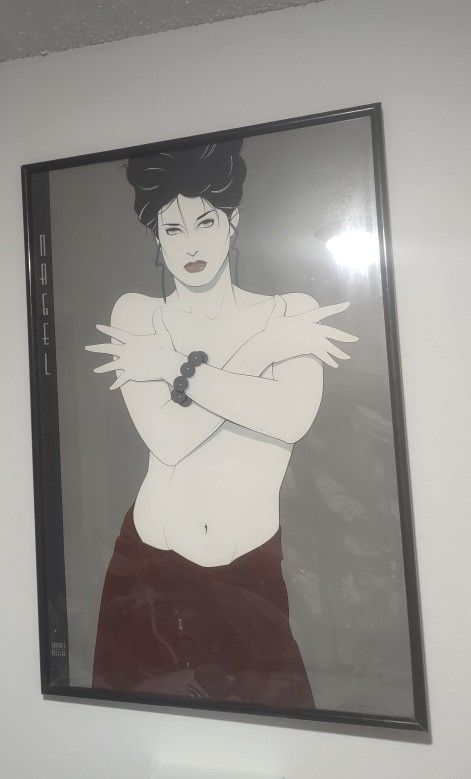1983 Patrick Nagel Topless Jeana Graphics Poster