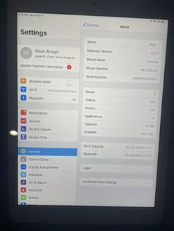 iPad Air Brand New Condition