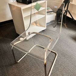 Ikea Tobias Lucite chairs x2