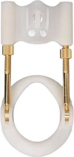 Men Size Stretcher Kit - Male Bracket Extender Tool to Adjust Size, Easy Detachable Strength Training Device for Men - White Gold