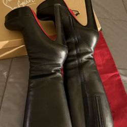 Newman Marcus Louboutin Red Bottom Boots