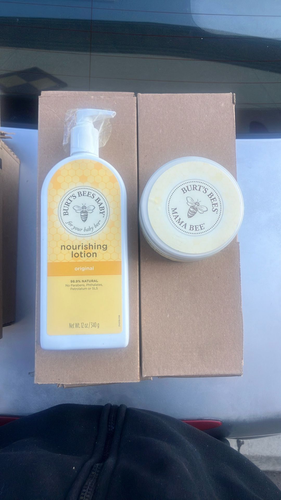 Burt’s Bees Baby Nourishing Lotion12oz/340g./ Belly Butter 6.5oz/185g