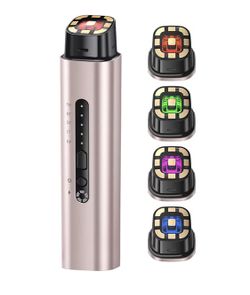 Microcurrent Facial Device - 5-in-1 Skin Tightening & Lifting Facial Machine - 5 Color Face Light Therapy Device - Professional Skin Care Tone Beauty 