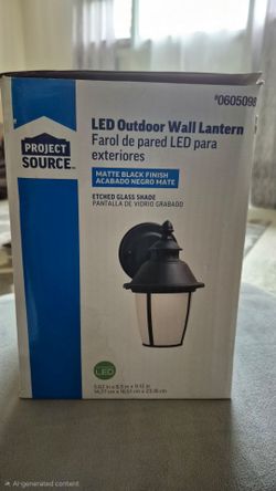 LED outdoor wall lantern