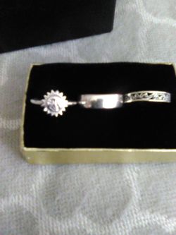 3 x Sterling Silver rings.