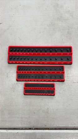 Craftsman socket organizers