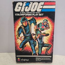 Gi Joe Colorforms set vintage