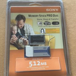 Sony 512 MB Memory Stick PRO Duo Flash Memory Card (MSX-M512S)