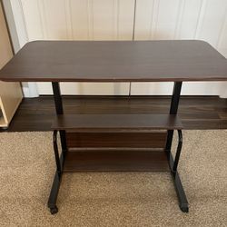 SIT OR STAND ROLLING DESK 