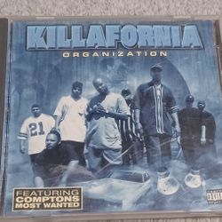 Killafornia Organization CD Rap Hip Hop Feat Comptons Wanted 