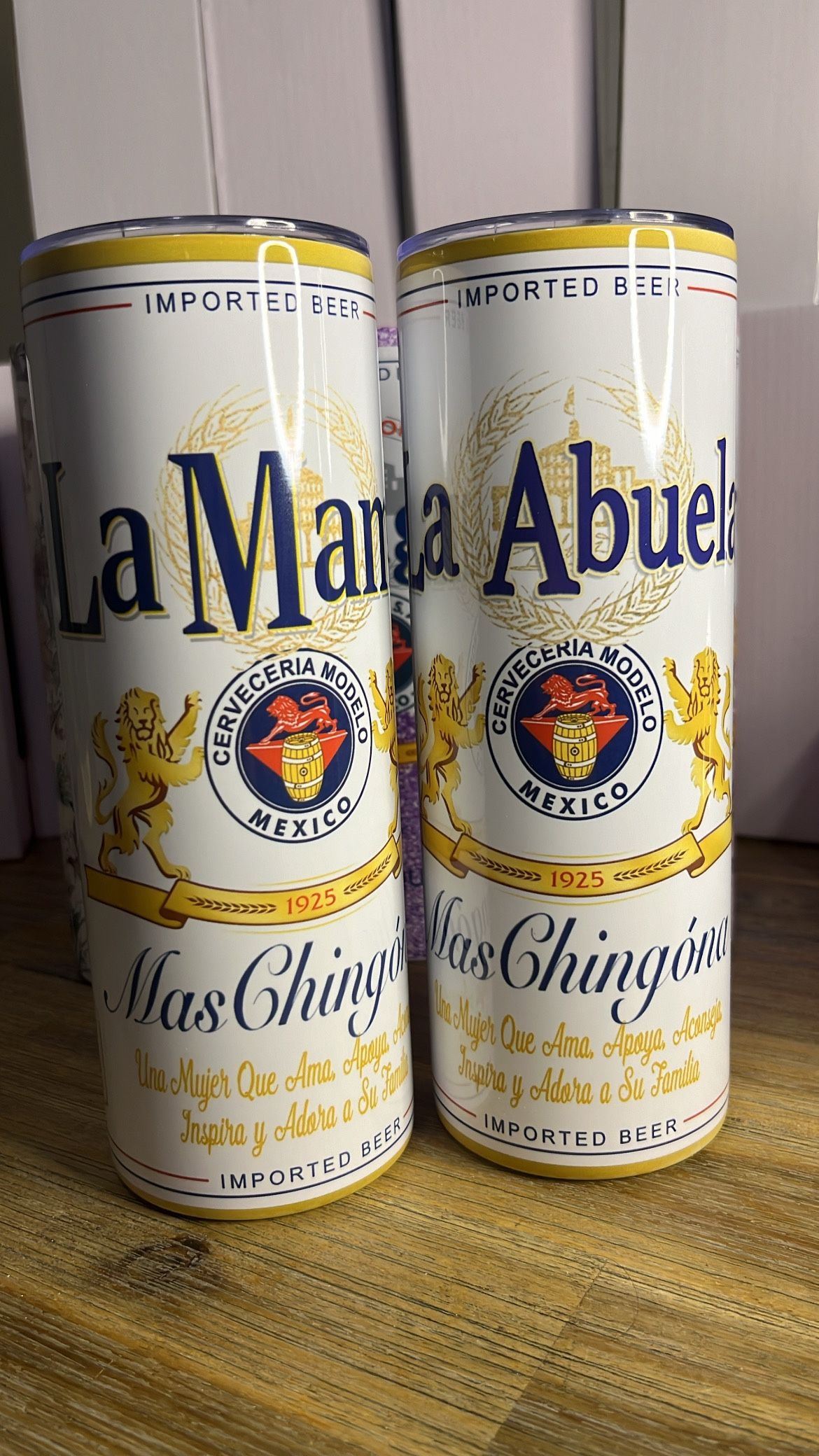 La Mamá La Abuela Más Chingona Tumbler Gift 20oz