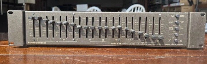 AudioControl C-22 Octave Equalizer Subsonic Filter Phase Correlation Reducer