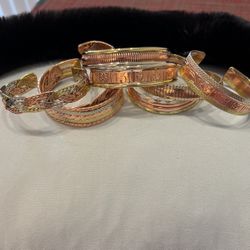 Mixed Metals And Copper Bracelet