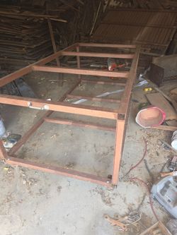 Metal  table frame
