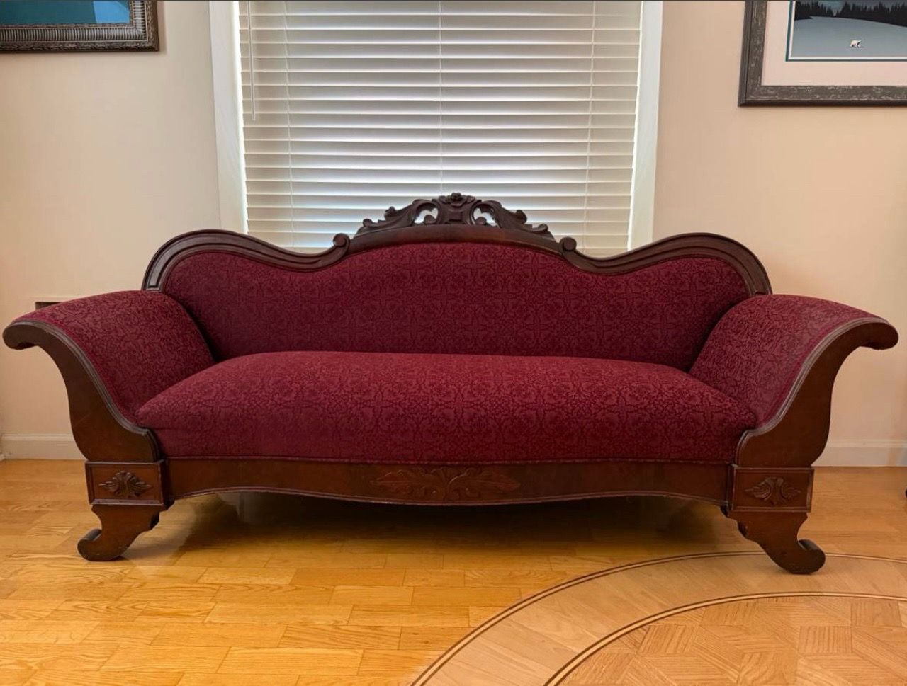 Beautiful Antique Victorian Loveseat