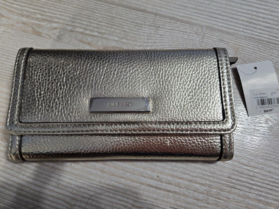 Nine West Gold Wallet