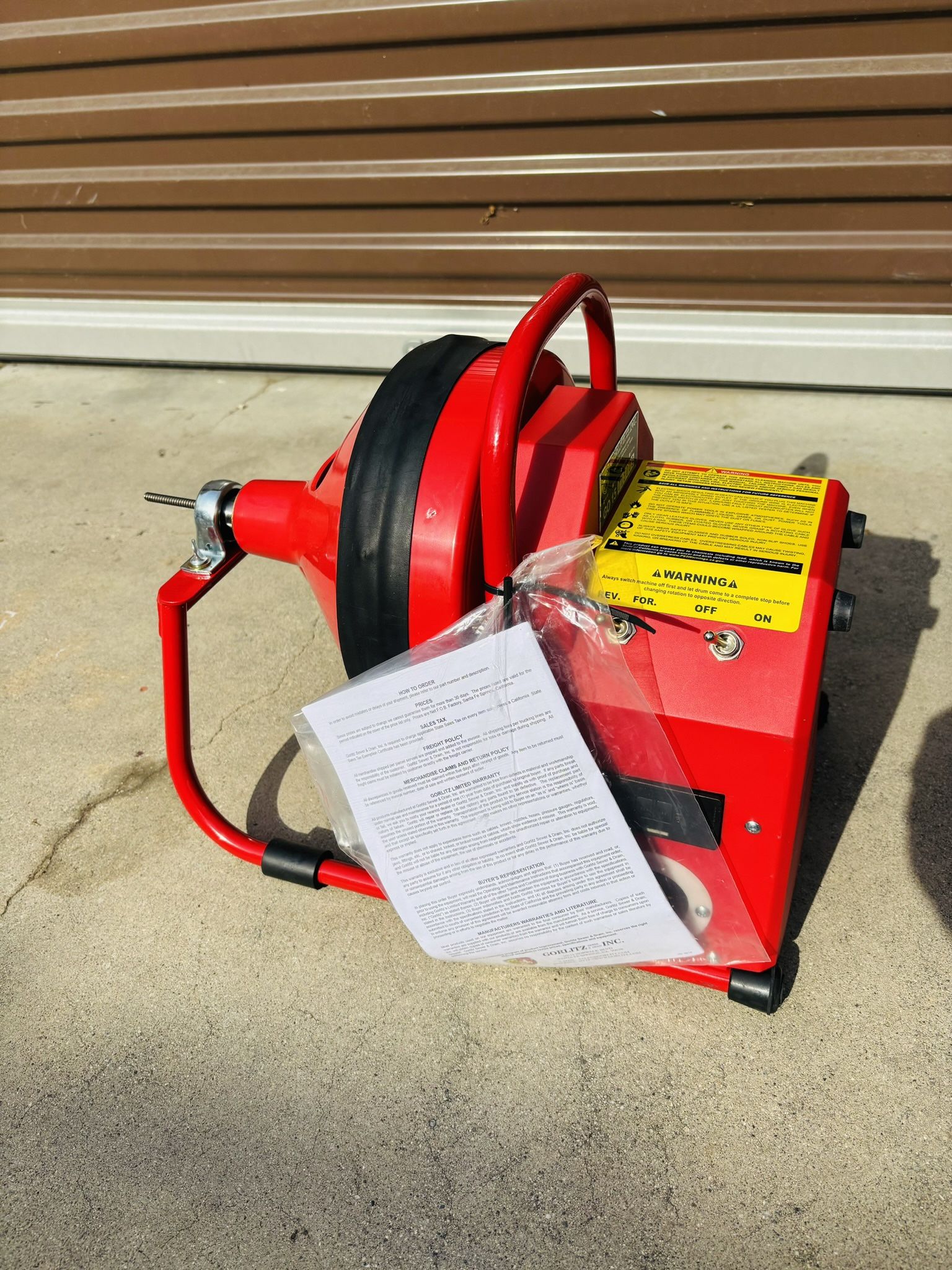 Gorlitz GO 15 - 1/4 X 35 Sink Draining Machine