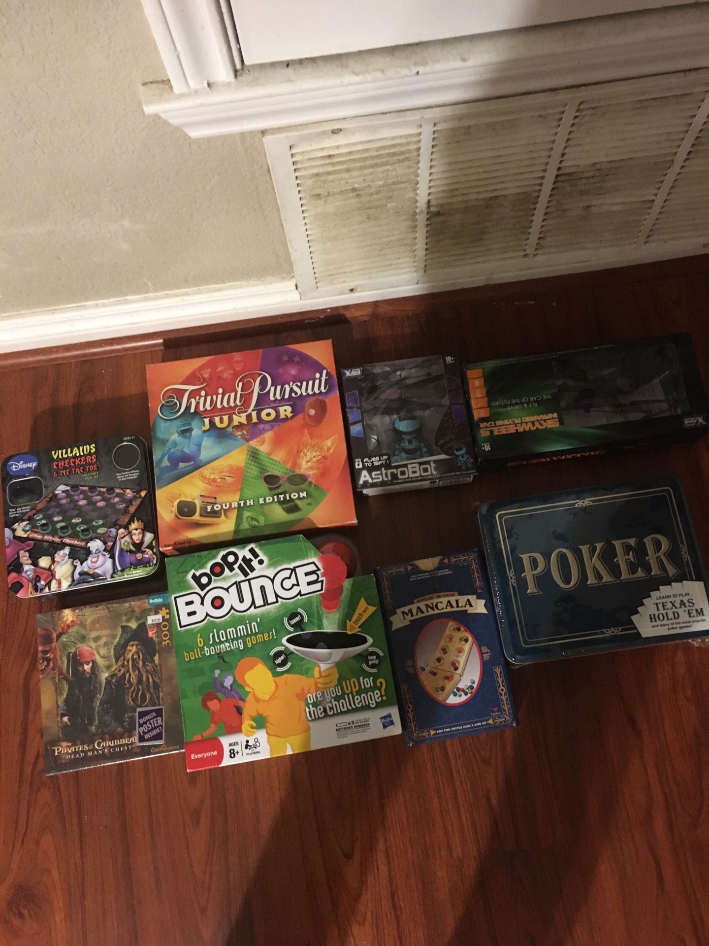 Board games and toys