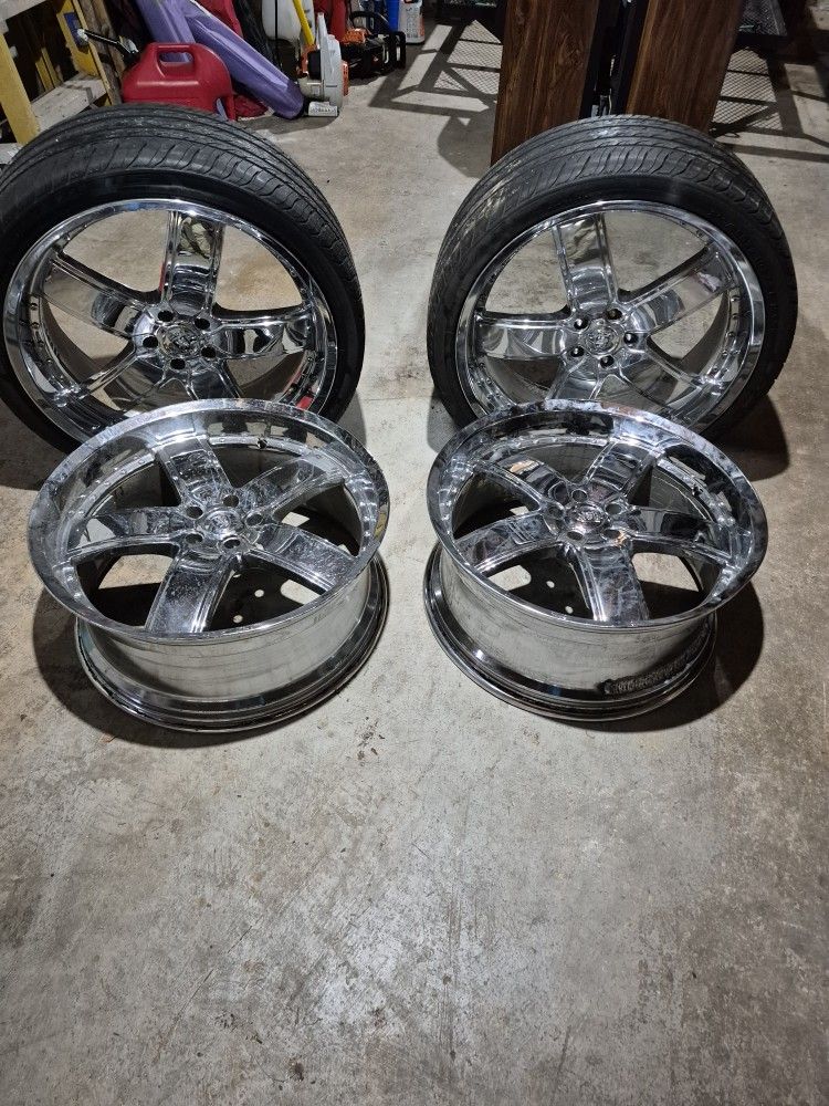 22in Rims From 2010 Dodge Charger 