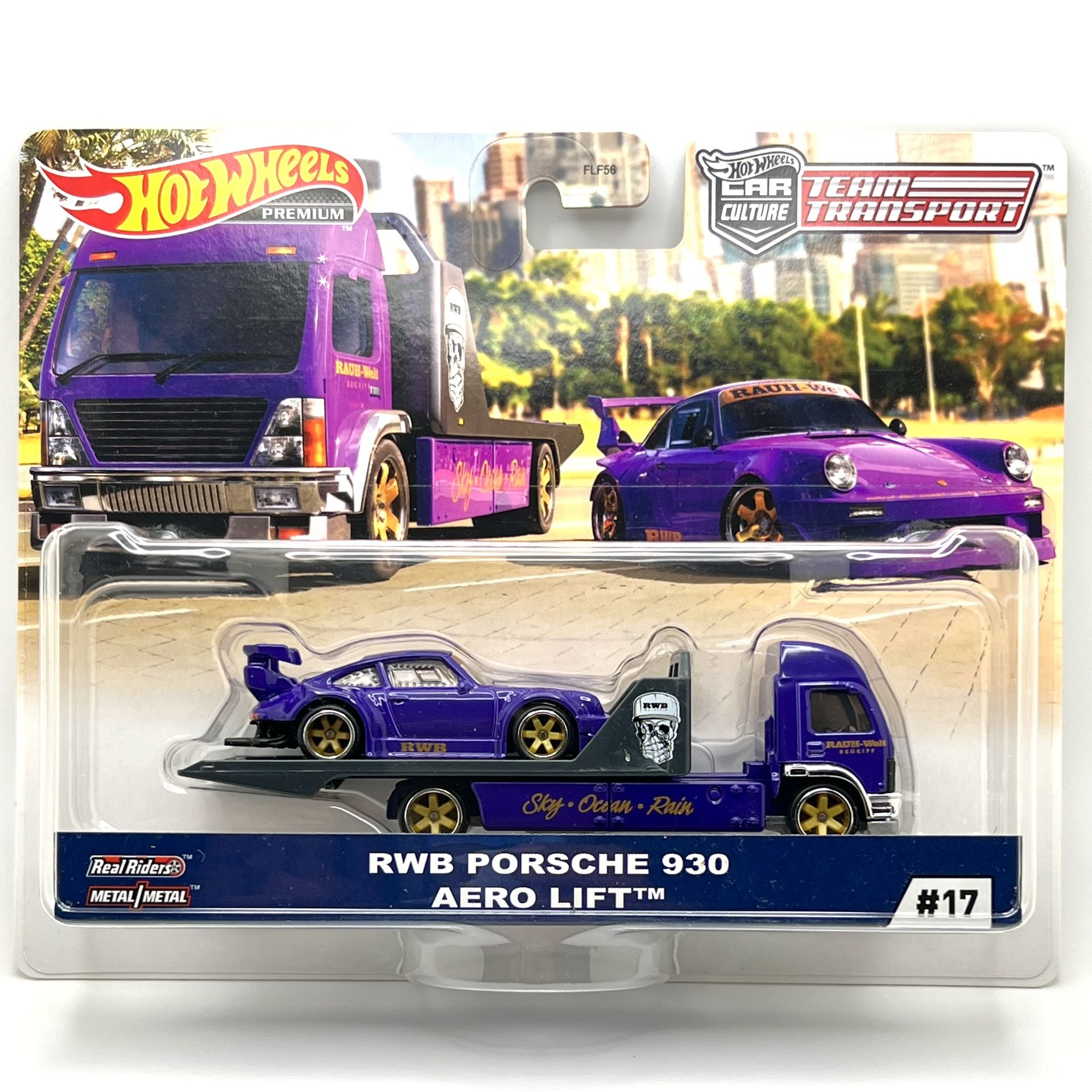 ス*リ様 RWB PORSCHE 930 AERO LIFT Hot Wheels Team Transport RWB Porsche 930 & Aero Lift #17 Premium