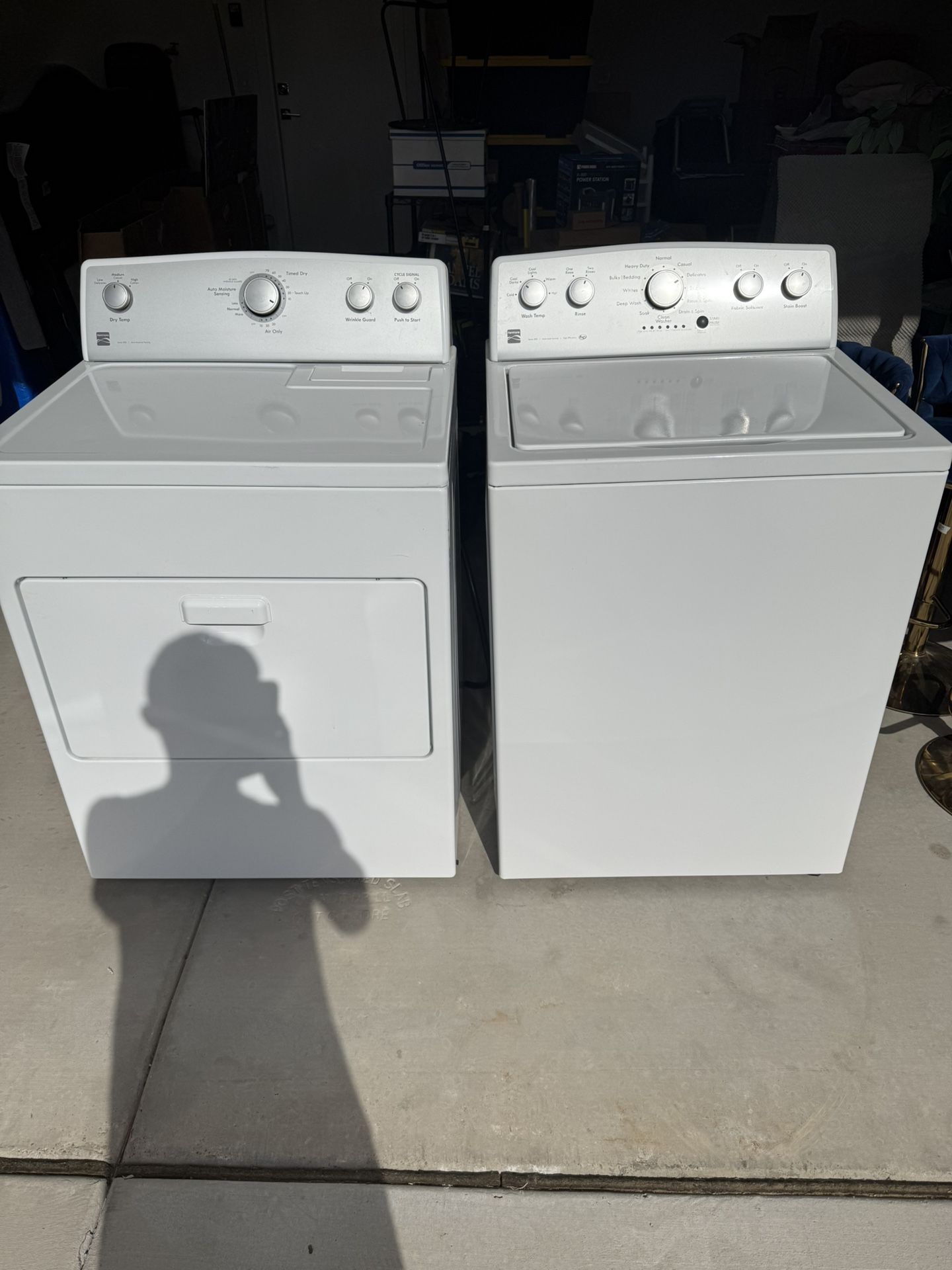 Kenmore Washer/Dryer Set White